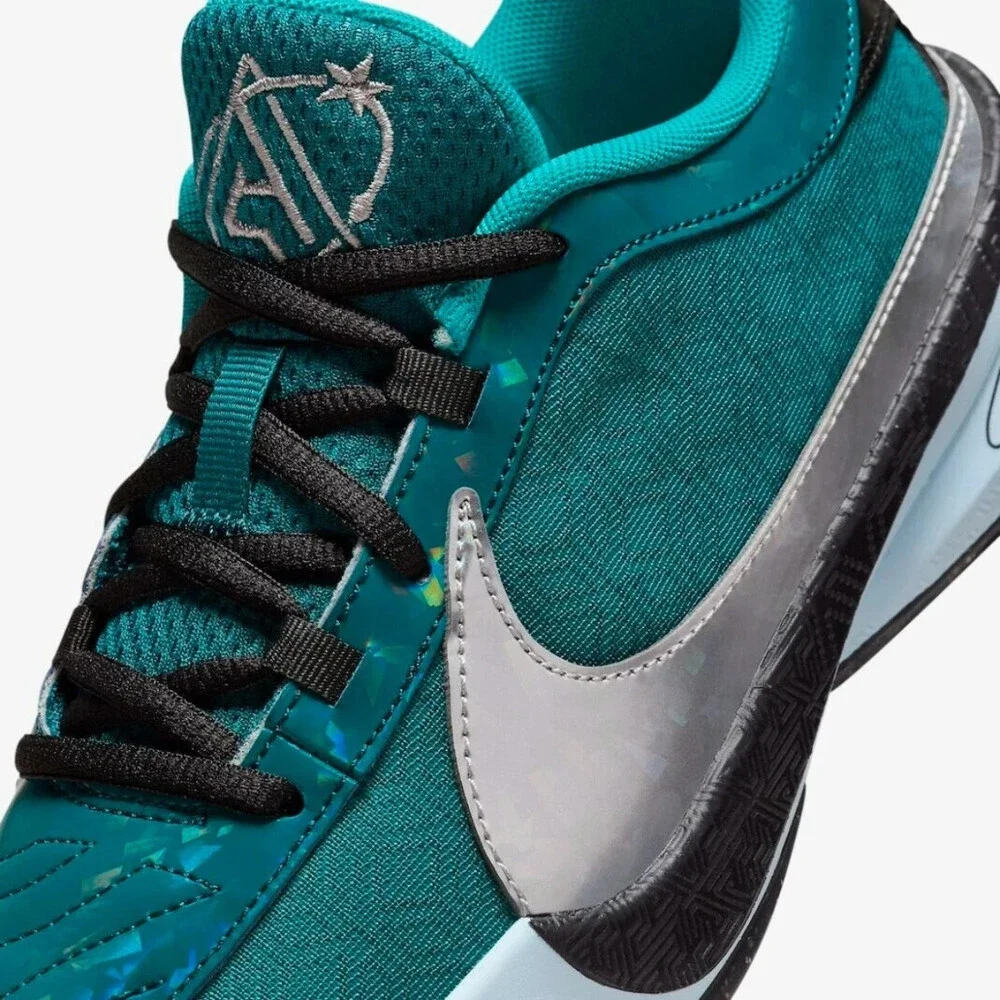 Nike Zoom Freak 5 All-Star FN1356-300 Kids US 6.5 Teal Basketball Shoes MEW1669